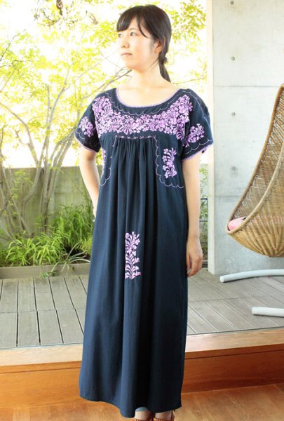 画像2: サンアントニーノ刺繍チュニックワンピース (2)