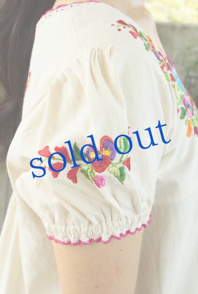 画像4: サンアントニーノ刺繍パフスリーブワンピース (4)