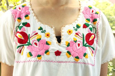 画像3: メキシコ刺繍ブラウス「チアパス」 　