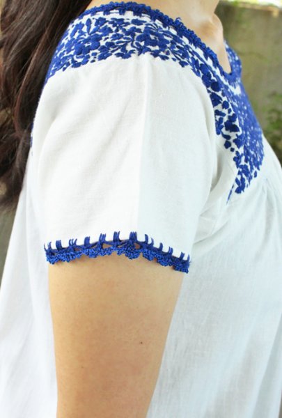 画像4: リャマリャマデザイン刺繍ワンピース「サンアントニーノ」  (4)