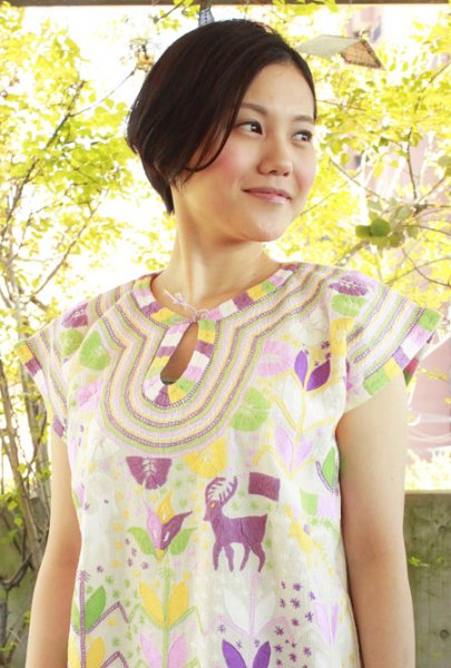 画像3: メキシコ刺繍ブラウス「チアパス」  (3)