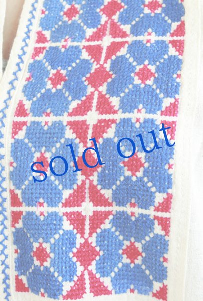 画像4: クロスステッチ刺繍ブラウス  (4)