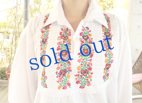 画像5: サンアントニーノ刺繍 シャツブラウス　 (5)