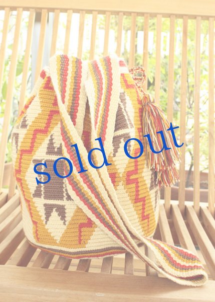 画像4: コロンビアの先住民WAYUU族の手編みバッグ　 (4)