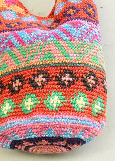画像2: グアテマラ・トドスサントスの先住民手編みバッグ