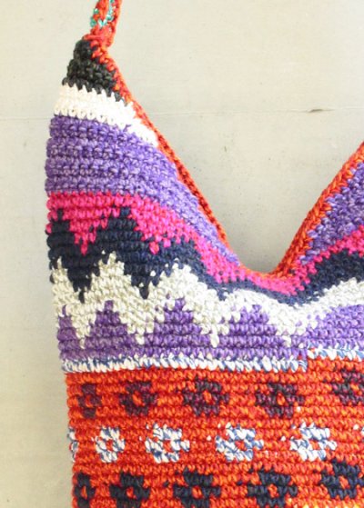 画像3: グアテマラ・トドスサントスの先住民手編みバッグ 