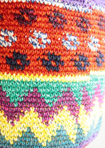 画像3: グアテマラ・トドスサントスの先住民手編みバッグ  (3)