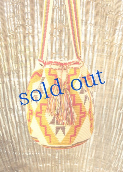 画像2: コロンビアの先住民WAYUU族の手編みバッグ　 (2)