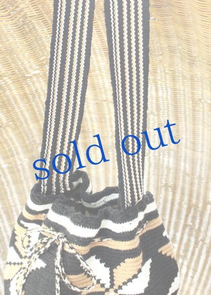 画像5: コロンビアの先住民WAYUU族の手編みバッグ (5)