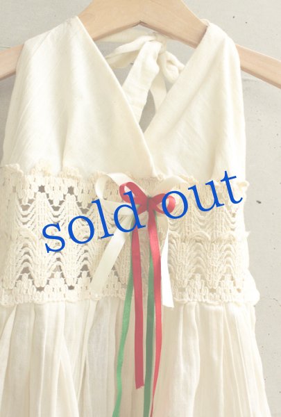 画像2: ホルタ―ネックのメキシカンドレス (2)