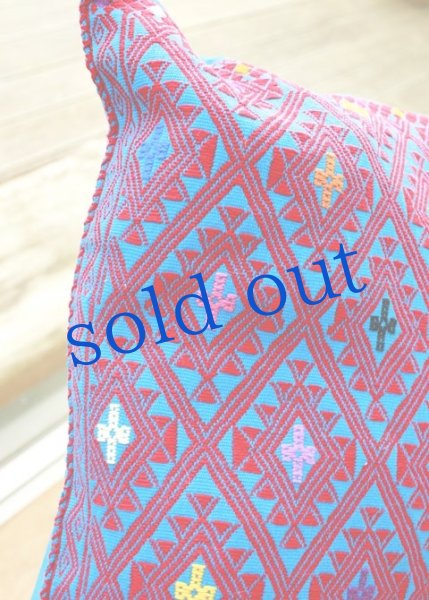 画像2: チアパス州織生地のクッションカバー (2)