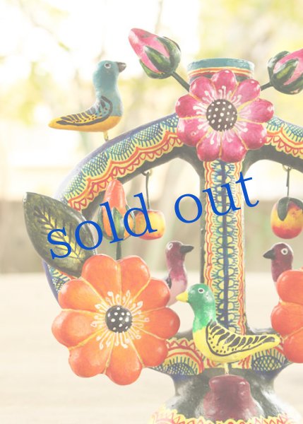 画像2: 生命の樹ビンテージキャンドルスタンド　 (2)