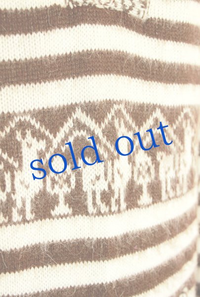 画像5: アルパカ毛糸のニットパーカー (5)