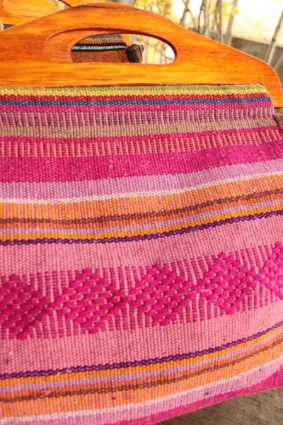 画像4: 織生地のメキシカンバッグ (4)