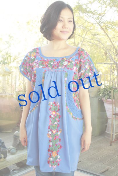画像2: サンアントニーノ刺繍チュニックブラウス (2)