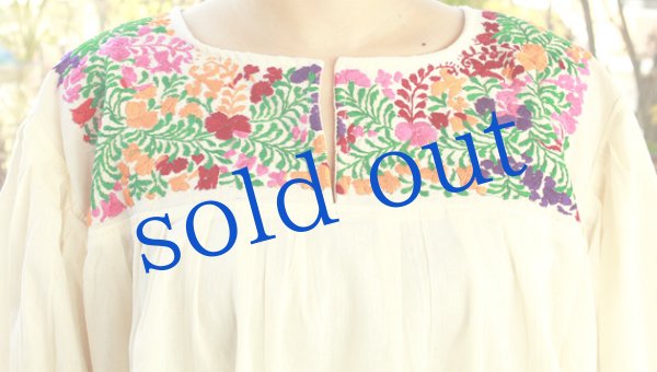 画像5: ガーゼ刺繍ブラウス・サンアントニーノ　 (5)