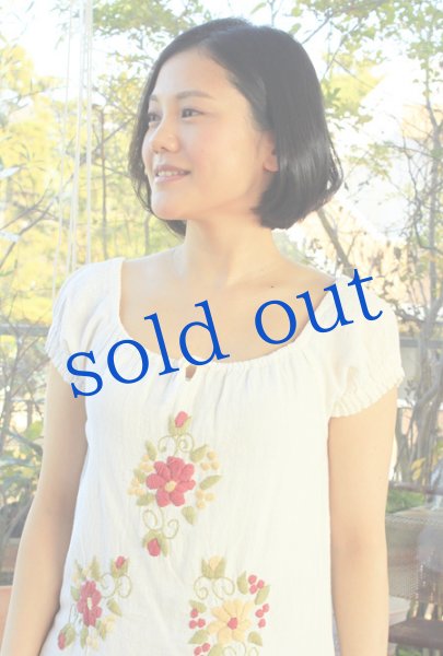 画像3: メキシコ刺繍ブラウス「チアパス」   (3)