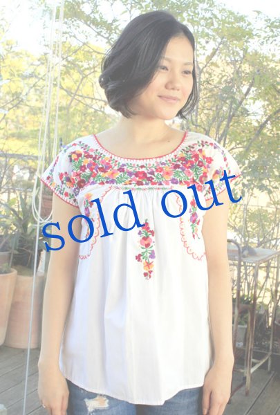 画像2: サンアントニーノ刺繍ブラウス (2)