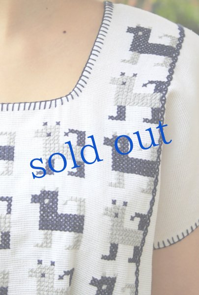 画像2: クロスステッチのウィピルトップス (2)