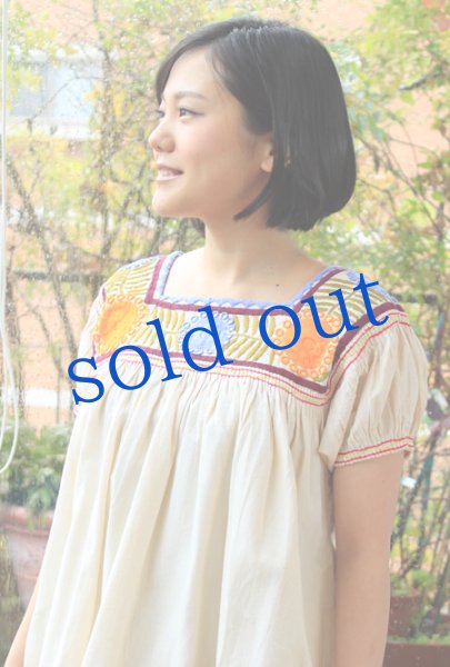 画像3: メキシコ刺繍長そでブラウス「チアパス」  (3)