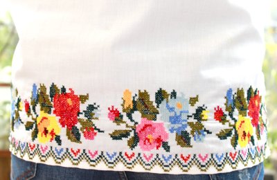 画像3: 「ユカタンのクロスステッチ」メキシコ刺繍ブラウス　