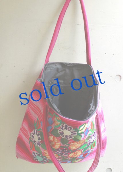 画像3: グアテマラ織地バッグ (3)