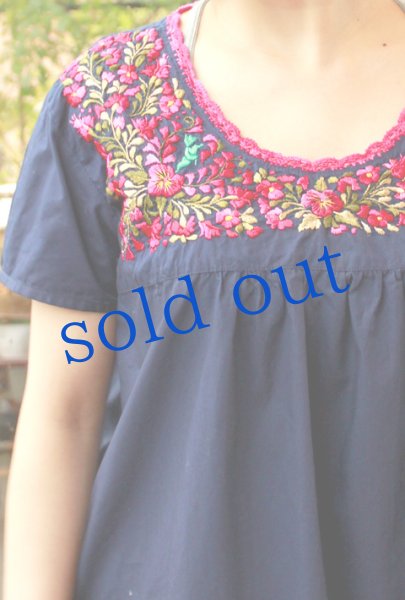 画像2: 「サンアントニーノ」 刺繍チュニックブラウス　 (2)