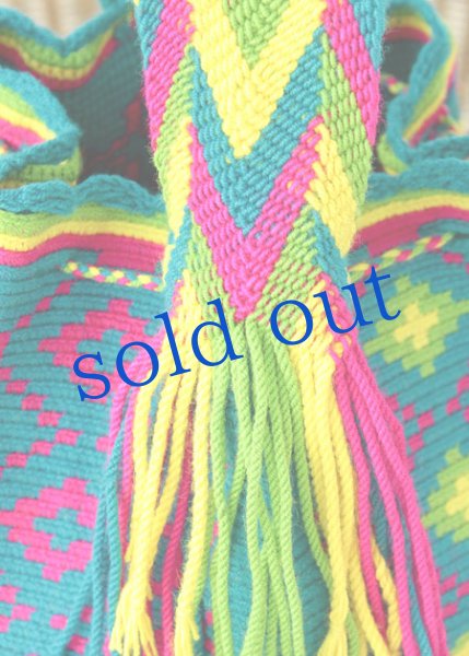 画像5: コロンビアの先住民WAYUU族の手編みバッグ　 (5)