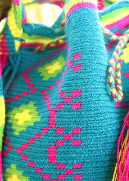 画像4: コロンビアの先住民WAYUU族の手編みバッグ　 (4)