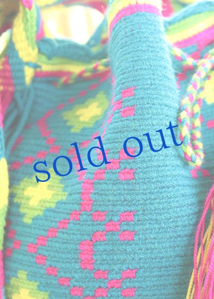 画像4: コロンビアの先住民WAYUU族の手編みバッグ　 (4)