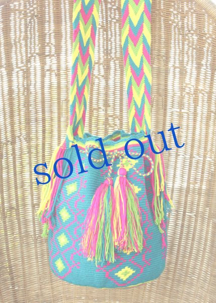 画像2: コロンビアの先住民WAYUU族の手編みバッグ　 (2)