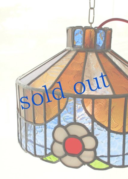 画像2: メキシカンステンドグラスのランプシェード (2)