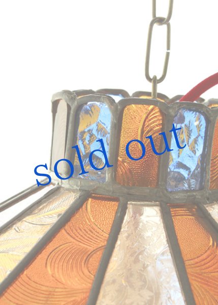 画像4: メキシカンステンドグラスのランプシェード (4)