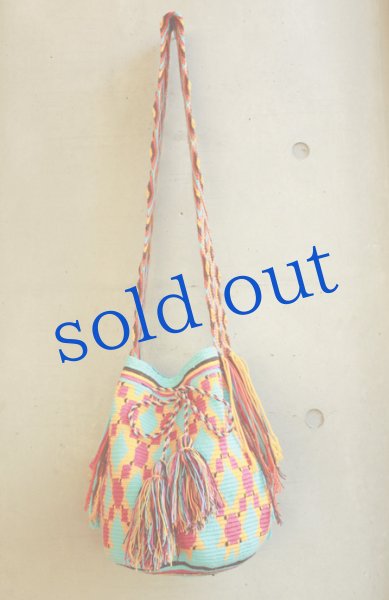 画像2: コロンビアの先住民WAYUU族の手編みバッグ　 (2)