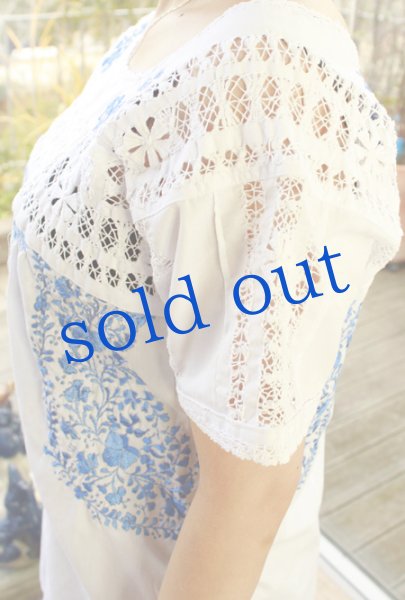画像4: 「サンアントニーノ」 刺繍チュニックブラウス　 (4)