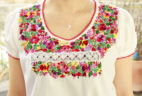 画像5: サンアントニーノ刺繍パフスリーブトップス (5)