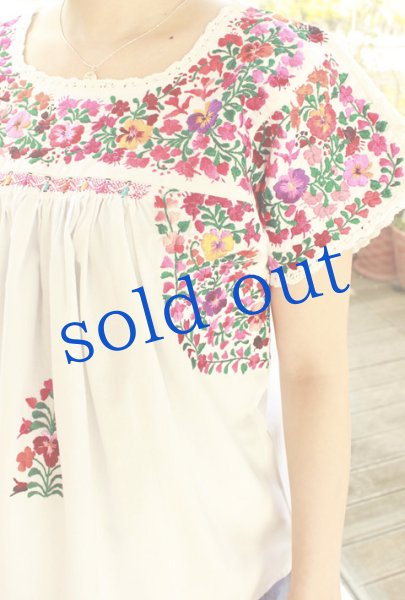 画像2: 「サンアントニーノ」 刺繍ブラウス (2)