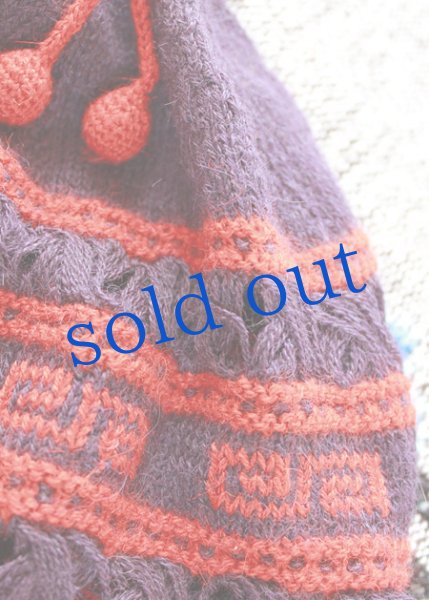 画像5: アルパカ毛糸のニット帽 (5)