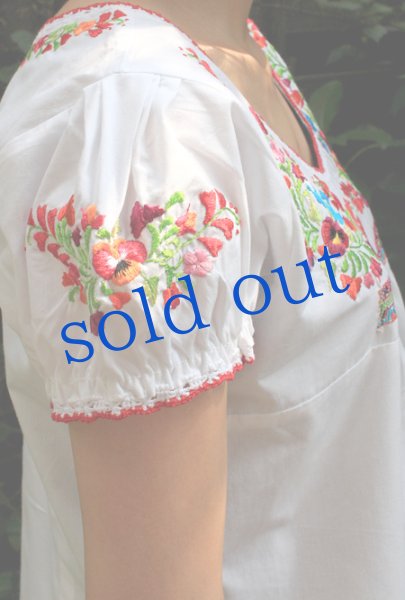 画像4: サンアントニーノ刺繍パフスリーブトップス (4)