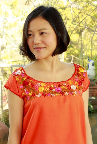 画像1: サンアントニーノ刺繍ブラウス