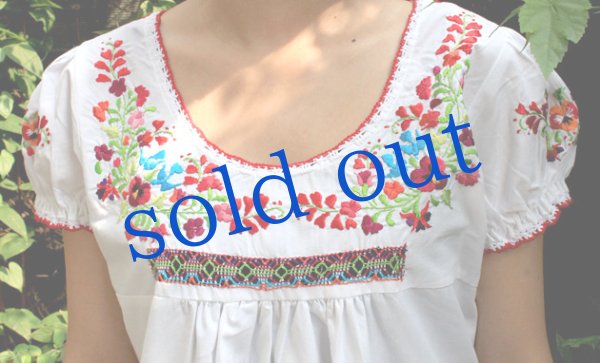 画像5: サンアントニーノ刺繍パフスリーブトップス (5)