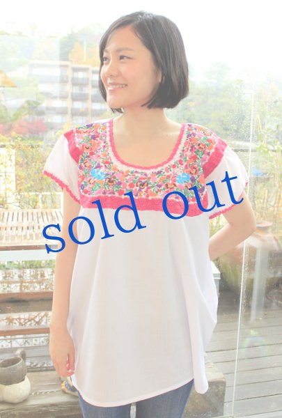 画像2: サンアントニーノ刺繍ブラウス (2)