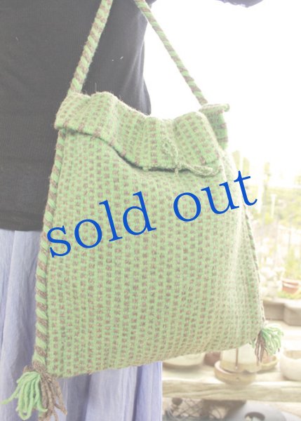 画像2: オアハカの織物タペテのバッグ (2)