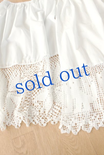 画像2: ユカタンかぎ編みクロシェペチコート (2)