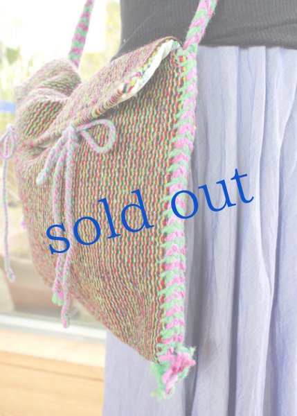 画像4: メキシコの織物タペテのバッグ (4)