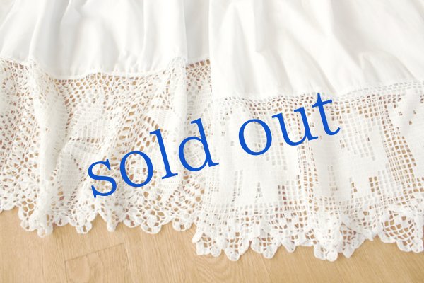 画像3: ユカタンかぎ編みクロシェペチコート (3)