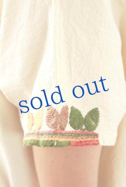 画像4: メキシコ刺繍ウィピルブラウス「チアパス」  (4)