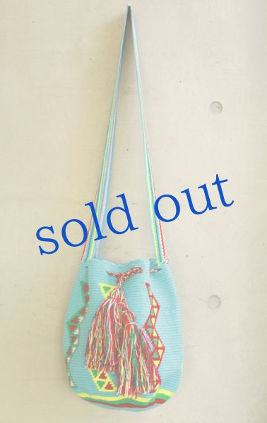 画像2: コロンビアの先住民WAYUU族の手編みバッグ　 (2)