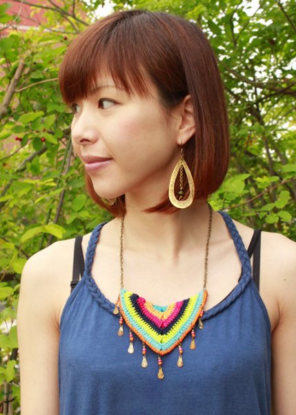 画像1: アンヘラコヨタ手編みアクセサリー (1)