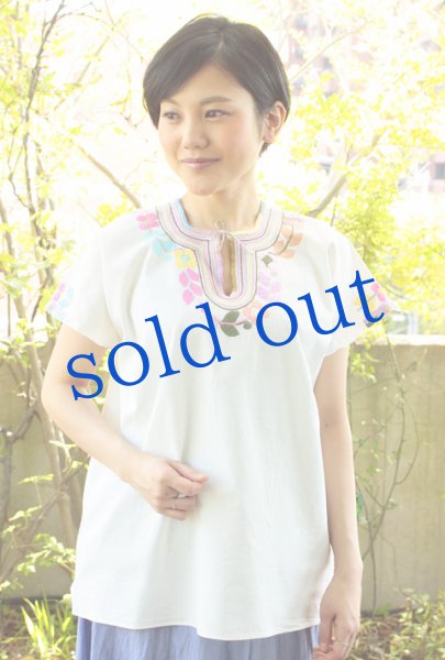 画像3: チアパス刺繍ウィピルトップス (3)